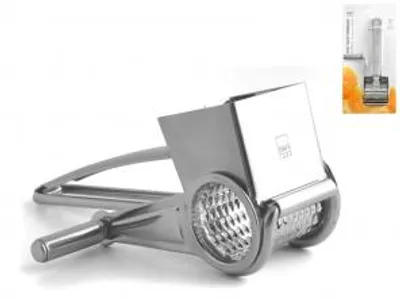Immagine prodotto di H&H Grattuggia A Rullo In Acciaio Inox Con Protezione Salvadita