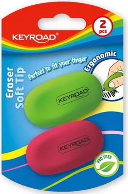 Obrázok produktu pre Keyroad Guma Soft Tip 2 ks - mix motívov