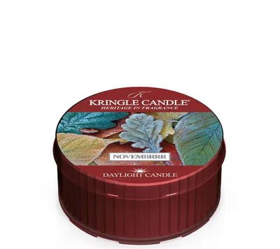 Zdjęcie produktu dla Świeczka zapachowa Kringle Candle Daylight maxi tea light Novembrrrr