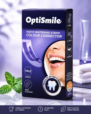 Produktbild von OptiSmile Zahnaufhellungsstreifen – Colour Corrector