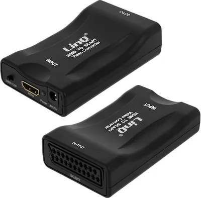 Obrázek produktu pro 1080P HDMI / SCART video adaptér, HDMI-SCART od společnosti LinQ - černý