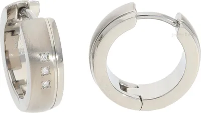Produktbild von Boccia Damen Creolen 0539-13 Titan mit Brillant