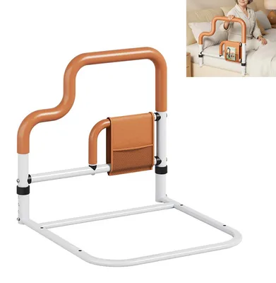Immagine prodotto di Supporto regolabile per il letto, ideale per anziani, con braccioli imbottiti in schiuma