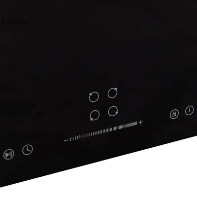 Zdjęcie produktu dla vidaXL Płyta indukcyjna z 4 szklanymi płytami Touch Control 77cm 7000 W