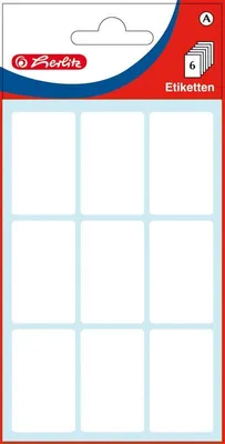 Produktbild von Herlitz 830455, Rechteck, Universal, 6 Blätter, 8 cm, 12,5 cm, 24 mm