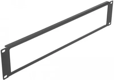 Produktbild von DELOCK 19" Netzwerkschrank Panel mit Öffnung 2 HE schwarz