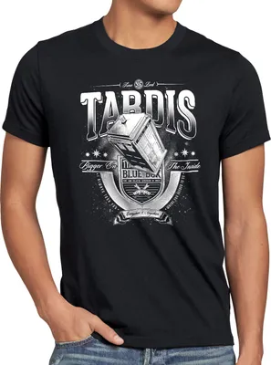 Produktbild von style3 Travel in Time and Space T-Shirt Herren zeitreise serie polizei notrufzelle, Größe:M