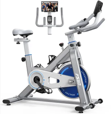 Obrázok produktu pre Ergometer, 100 stupňov odporu, nastaviteľné riadidlá, biela farba
