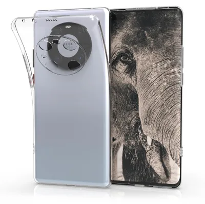 Produktbild von kwmobile Hülle kompatibel mit Huawei Mate 40 Pro - Silikon Handyhülle transparent - Handy Case in Transparent