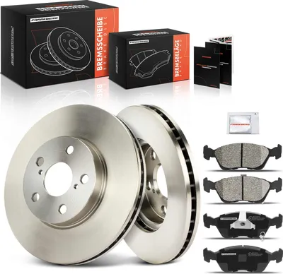 Image de Frankberg 2x disques de frein 4x plaquettes de frein essieu avant pour Toyota Avensis T22 Avensis Liftback Avensis Station Wagon