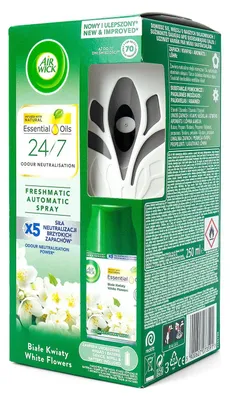 Produktbild von AirWick Freshmatic batteriebetriebener Lufterfrischer weiß