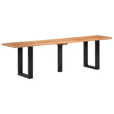 Obrázok produktu pre Lavička 160 cm akáciový masív a oceľ