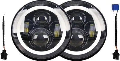 Obrázok produktu pre LED svetlomety, diaľkové/tlmené svetlo, vodotesné a prachotesné, 2 jednotky