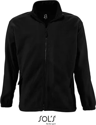 Immagine prodotto di SOLs 55000 | Giacca in pile North / Giacca da uomo fino a 5XL - Colore: Nero - Taglia: 4XL