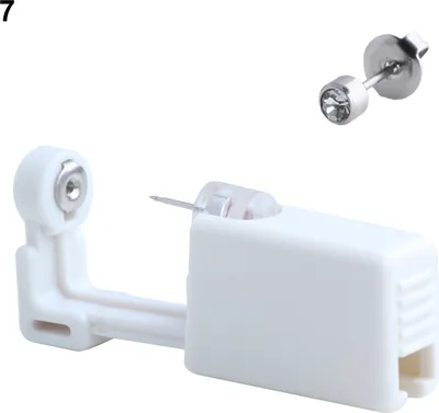 Produktbild von 1 Set Ohrpiercing-Ohrstecker, Einweg-Piercing, tragbar, kein Schmerz, schnelles Piercing-Gerät für den Alltag-7