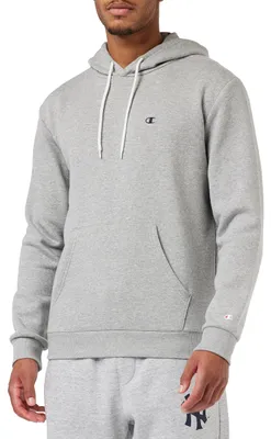 Produktbild von Champion Herren Legacy Basics - Powerblend Fleece Kapuzenpullover, Helles Heathe