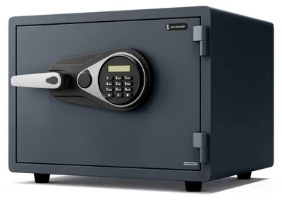 Produktbild von Feuerfester Tresor für zu Hause oder das Büro, mit elektronischem Zahlenschloss, 495 × 350 × 390 mm: BERNARD