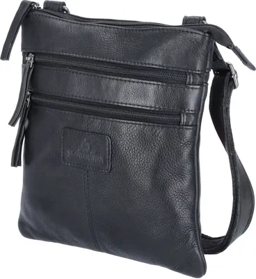 Produktbild von The Skandinavian Brand Damen Ledertasche  Black : schwarz-00 Farbsortierung: schwarz-00