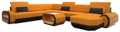 Produktbild von XXL Stoff Wohnlandschaft Roma U-Form