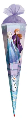 Obrázek produktu pro ROTH 678887 Školní kornout Disney Frozen - čtvercový, 85 cm, třpytivý