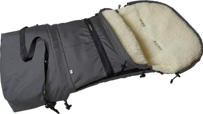 Produktbild von Bergsteiger Fußsack, Kinderwagen Winterfußsack 5-in-1, Gurtschlitze, für Babyschale, Babywanne, Sportwagen,  100, Bergsteiger Kinderwagen-Zubehör