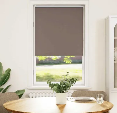 Produktbild von CLORIS Verdunkelungsrollo Kaffeebraun 65x175cm Stoffbreite 60,7 cm - Rollos 1902