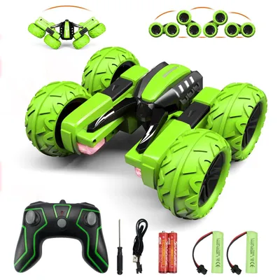 Produktbild von Ferngesteuertes Auto Stunt-Auto RC-Auto Kinder - 1:20 - 2,4 GHz - LED-Licht - 360° Drehungen und Saltos