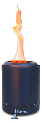 Productafbeelding van Flamesa® Vulcan – Zwart Tafelmodel Pellet Vuurkorf voor Buiten