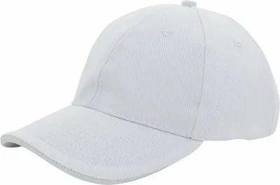 Obrázek produktu pro Baseballová čepice Benza – plátno a bavlna – 6panelový design – kovová spona – bílá