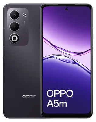 Produktbild von OPPO A5m, 16,9 cm (6.67"), 720 x 1604 Pixel, 8 GB, 256 GB, 50 MP, Violett