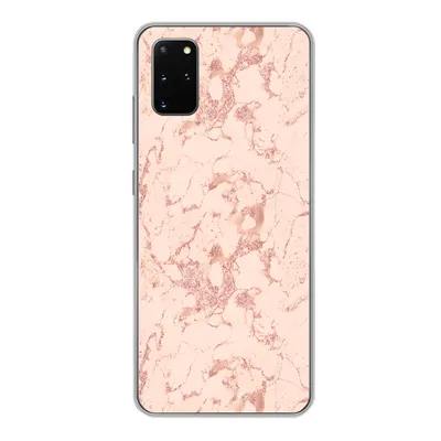 Produktbild von MuchoWow® Handyhülle Schutzhülle Hülle für Samsung Galaxy S20 Plus Marmor - Roségold - Muster - Chic Silikon Softcase Handy Hülle - Hartschale