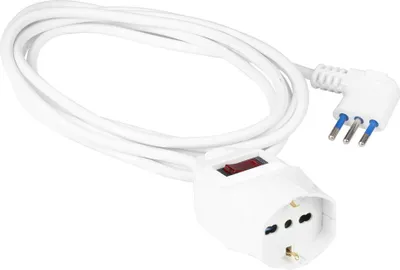 Immagine prodotto di Poly Pool PP2635 Prolunga 3 m 1 uscita CA Interno Bianco