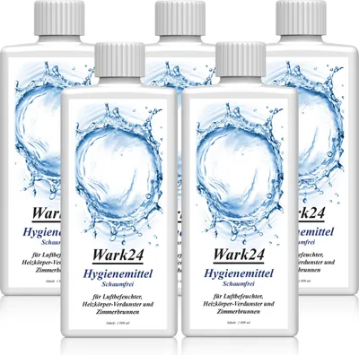 Produktbild von Wark24 Hygienemittel 1L Konservierungsmittel für Luftbefeuchter uvm. (5er Pack)