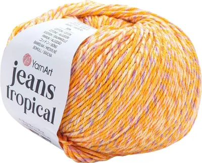 Produktbild von Yarn Art Jeans Tropical 617 Multi Strickgarn
