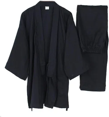Productafbeelding van Kimizak heren kimono, 100% katoen, voor thuis