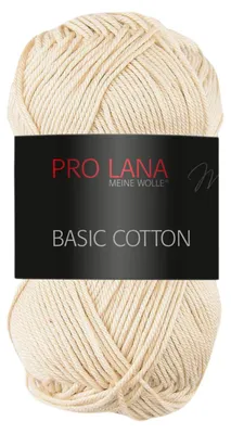 Produktbild von Pro Lana Basic Baumwolle 50g (05) hellbeige