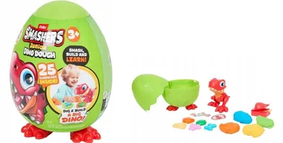 Image de Dinosaure Zuru dans un œuf en pâte à modeler mix - Norimpex