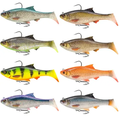 Produktbild von Savage Gear 3D Roach RTF 18cm 104g - 1 montierter Gummifisch, Farbe:Clear Rudd