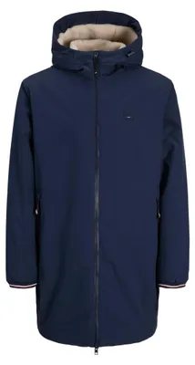 Immagine prodotto di Jack & Jones 12280513_2078_S, Parka, Unisex, Adulto, Chiusura con zip, Poliestere, Blu