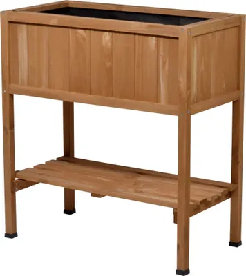Produktbild von Dobar Hochbeet mit Ablage, braun