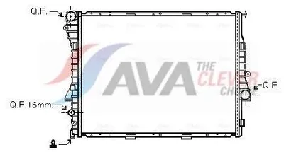 Zdjęcie produktu dla AVA COOLING SYSTEMS BWA2275 Chłodnica wodna silnika do BMW X5 (E53)