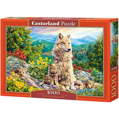 Obrázok produktu pre Castorland New Generation 1000 pcs, 1000 kusov, Zvieratá, 9 rok / roky
