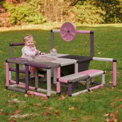 Obrázek produktu pro Quadro Nábytková Sada L Home – modulární stavebnice dětského nábytku a herního vybavení, od 6 měsíců, 345 dílů – Berry