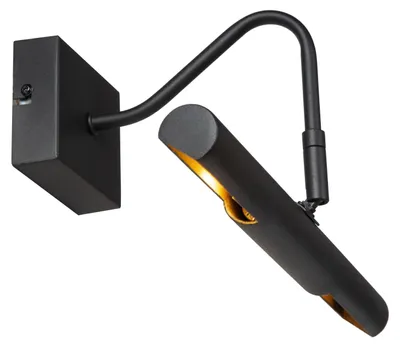 Produktbild von Wandleuchte Metall G9 36 cm breit Schwarz 2-flammig Modern