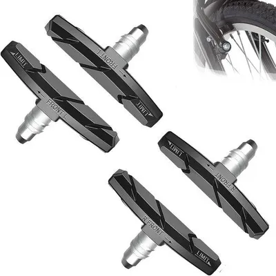 Produktbild von V-Bremsen 70 mm für Fahrräder - V-Bremsenbremsschuhe, 2 Paar mit Muttern