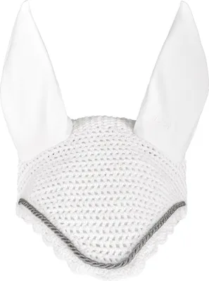 Produktbild von Eskadron Basics Regular Silber Fliegenkopfschutz, Größe:Warmblut, Farbe:weiß
