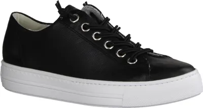 Produktbild von Paul Green 4081-263 Sneaker, Damen, Leder, Black, Relax Weite, ultraleicht - Damenschuhe Sneaker, Schwarz, leder (mastercalf)