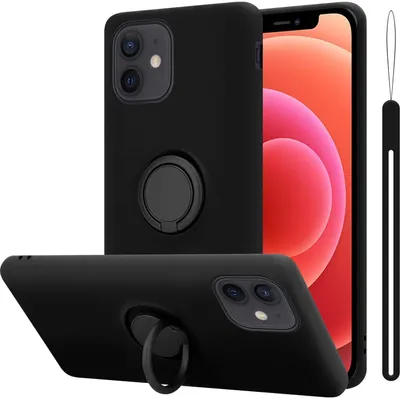 Produktbild von Cadorabo Hülle für Apple iPhone 12 MINI Schutz Hülle in Schwarz Handyhülle TPU Etui Case Cover