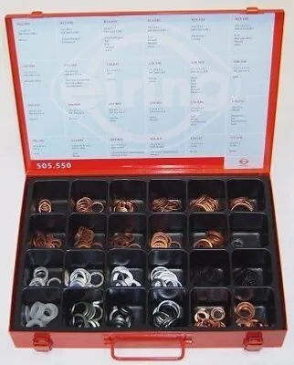 Produktbild von ELRING Dichtringsatz 505.550 am Getriebegehäuse 1,5mm Kupfer 22mm 27mm