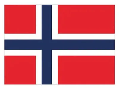 Produktbild von Printwear - Fahne, Polyester, Norwegen LT3333 (150 cm x 90 cm) (Rot/Marineblau/Weiß)